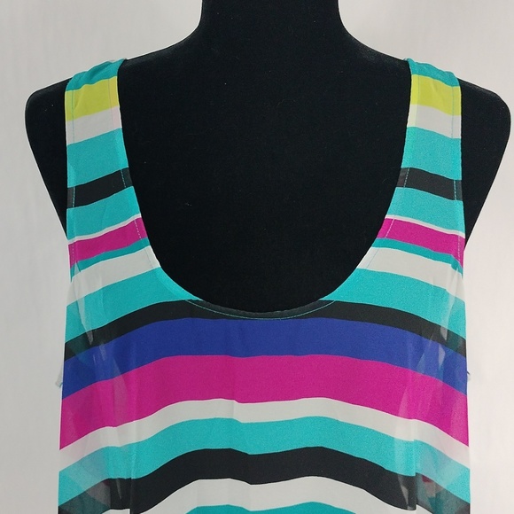 Torrid Sheer Striped Tank - Picture 4 of 7